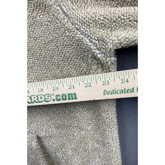 Telluride Clothing Co Poly Henley Style Pullover Fleece 1/4 Zip Mens XL Beige - Picture 5 of 13